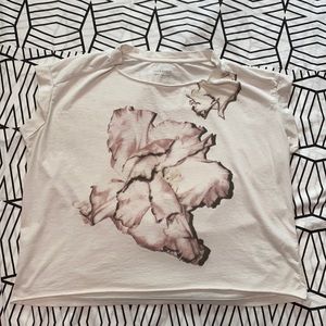 All Saints floral print tee